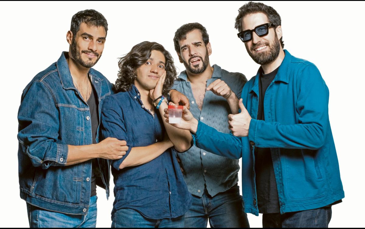 Hugo Catalán, Harold Azuara, Sergio Velasco y Alex Fernández. CORTESÍA