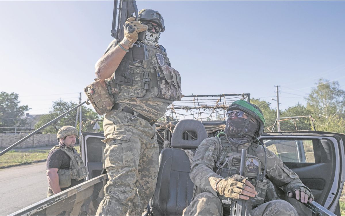 Tropas ucranianas y rusas han señalado en las últimas horas que han neutralizado drones enemigos. EFE