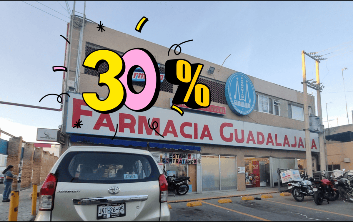 Farmacias Guadalajara, ofrece hoy, 23 de septiembre, ofertas del 30% en productos seleccionados. EL INFORMADOR/ ARCHIVO