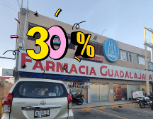 Farmacias Guadalajara, ofrece hoy, 23 de septiembre, ofertas del 30% en productos seleccionados. EL INFORMADOR/ ARCHIVO