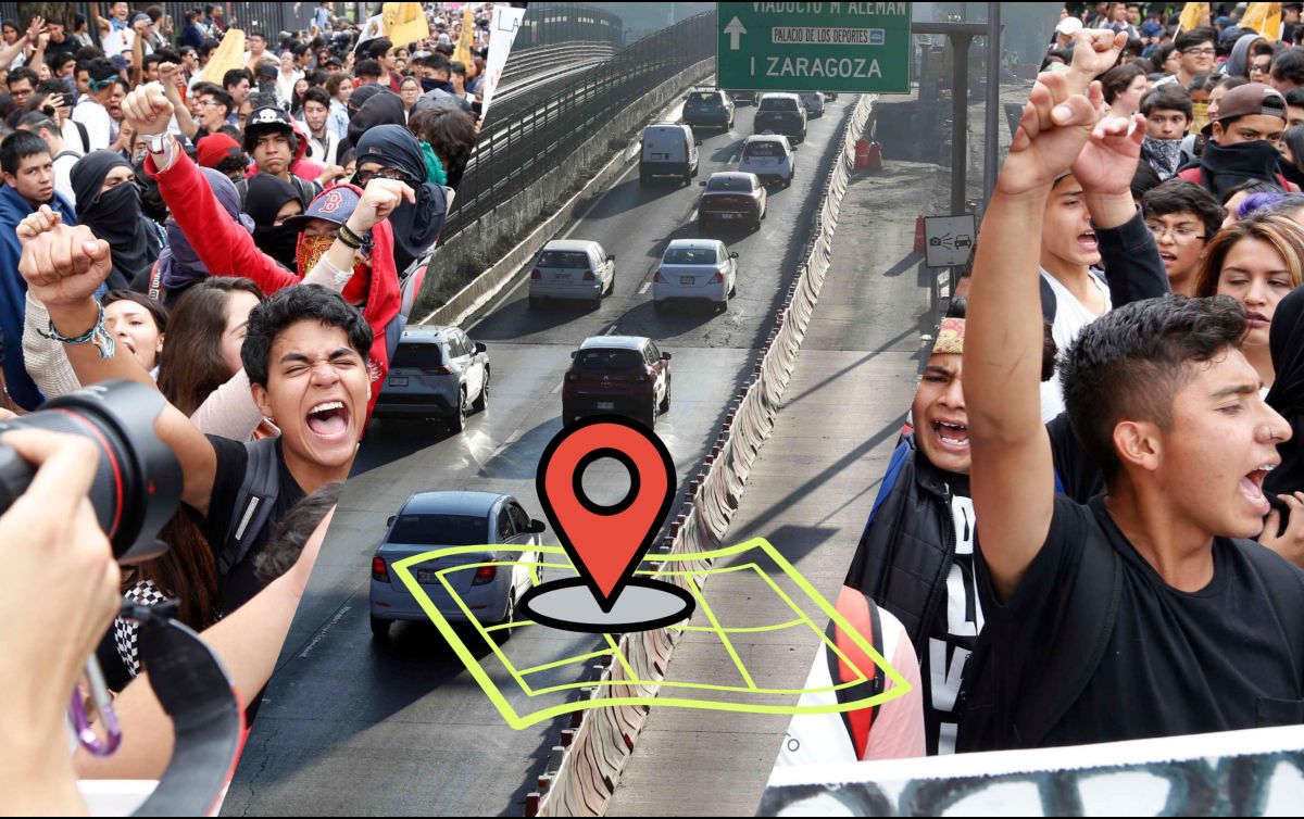 Este 23 de septiembre, las vialidades de 7 alcaldías de la Ciudad de México se verán afectadas debido a marchas y movilizaciones sociales. SUN / ARCHIVO