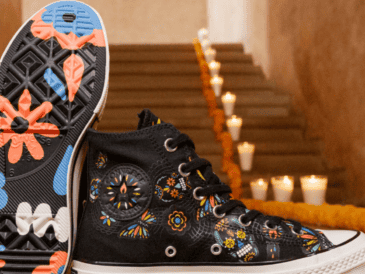 Con esta propuesta, Converse reafirma su conexión con la cultura mexicana, incorporando símbolos de identidad nacional en piezas de moda. ESPECIAL/CONVERSE