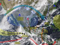 Se recomienda a la población mantenerse informada a través de fuentes oficiales y seguir las indicaciones de Protección Civil ante posibles emergencias meteorológicas. ESPECIAL/ SMN.