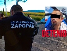 El sujeto fue remitido ante el agente del Ministerio Público para continuar con los procedimientos correspondientes y determinar su situación legal. EL INFORMADOR / ARCHIVO / ESPECIAL / Policía de Zapopan