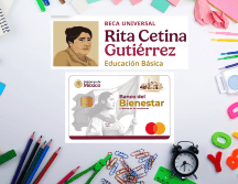 La Beca Rita Cetina está enfocada en alumnos de educación básica. CANVA