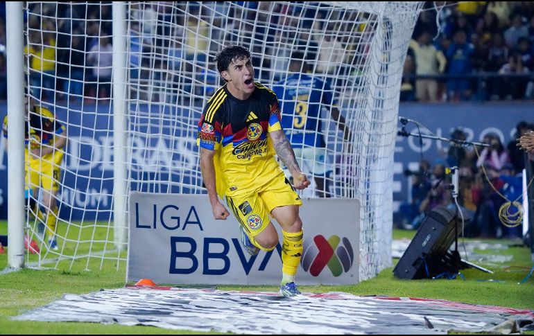 Zendejas que definió con categoría para darle el triunfo a los de Coapa 1-0. IMAGO7/S. Laureano