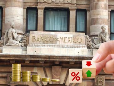 La baja se da a una semana de que la Reserva Federal (Fed) de Estados Unidos, redujo por primera vez en 2025 los tipos de interés para los fondos federales en un cuarto de punto. ESPECIAL / FACEBOOK / Banco de México y CANVA
