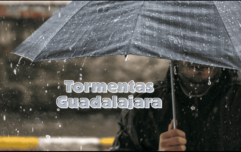 La probabilidad de lluvia en Guadalajara para el viernes es más probable durante la tarde, con tormentas. ESPECIAL / CANVA