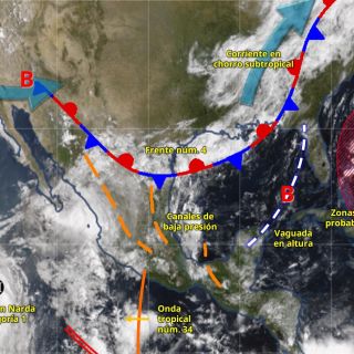 SMN alerta por lluvias intensas e inundaciones en México al cierre de la semana