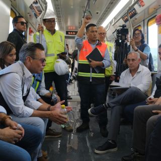 Recorren 'de punta a punta' la Línea 4 del Tren Ligero por primera vez
