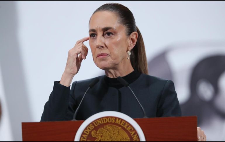 La presidenta de México, Claudia Sheinbaum, publicó en redes sociales que una falla eléctrica provocó un apagón en el sureste del país. EFE/ M. Guzmán