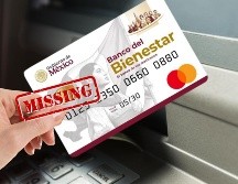La tarjeta del Banco del Bienestar es el medio por el que los beneficiarios de los programas sociales reciben su apoyo económico en cada dispersión. ESPECIAL / CANVA