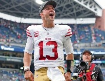 Brock Purdy sufrió una lesión en el dedo de un pie que le impidió jugar durante dos semanas. AFP