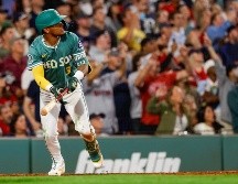 Cedanne Rafaela conectó el imparable que le dio boleto a Postemporada a los Medias Rojas. AP/G. Cooper