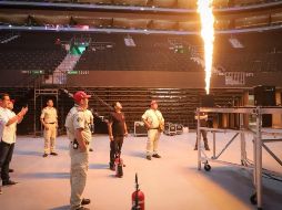 Protección Civil da recorrido en la Arena Guadalajara (FOTOS)