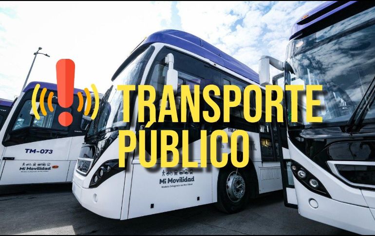 ¡Tómalo en cuenta! Estas rutas del transporte público dejarán de circular por unos momentos este sábado. ESPECIAL / POLICÍA VIAL JALISCO