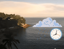 Los intervalos de chubascos y las lluvias puntuales fuertes a intensas podrían acompañarse con caída de granizo. ESPECIAL / Webcams de México