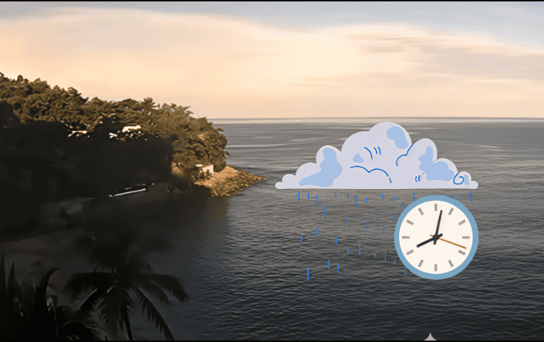 Los intervalos de chubascos y las lluvias puntuales fuertes a intensas podrían acompañarse con caída de granizo. ESPECIAL / Webcams de México