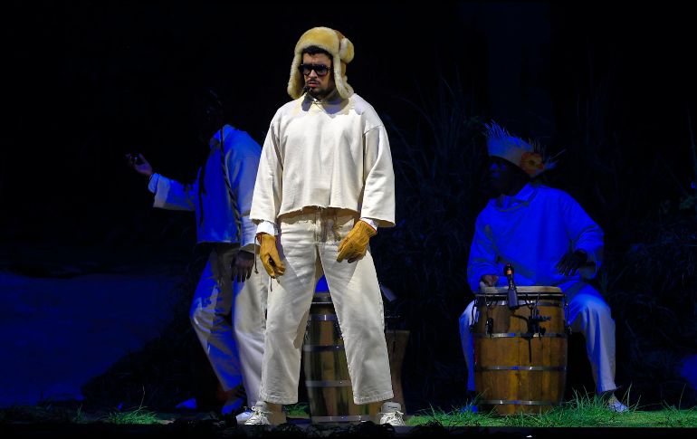 Bad Bunny será la estrella principal del espectáculo de medio tiempo del Super Bowl LX, que se celebrará el domingo 8 de febrero de 2026 en el Levi's Stadium. EFE/T. Llorca