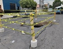 Hoy se volvieron a colocar cordones de precaución luego de que fuera retirados. CORTESÌA