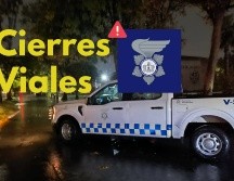 Policía Vial Jalisco pide atender las indicaciones del personal y tomar precauciones ante inundaciones. ESPECIAL / FACEBOOK Policía Vial Jalisco