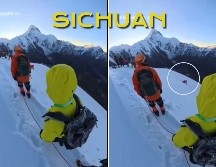 Este es el contexto del video viral que circula en redes sociales en el que un excustionista cayó de una montaña en China. ESPECIAL
