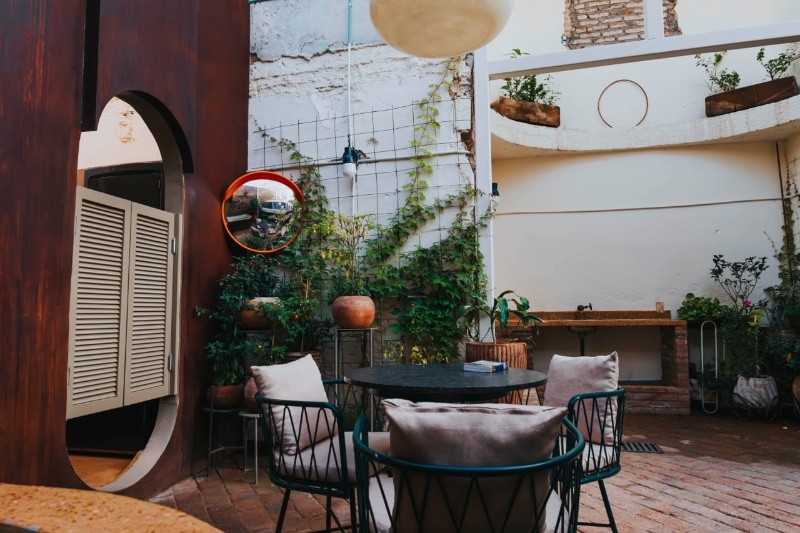 Cada rincón del patio genera bienestar. INSTAGRAM / patio_dieguez