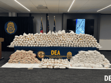 La agencia recordó que esta organización fue designada por el entonces presidente Donald Trump como grupo terrorista internacional. ESPECIAL/DEA