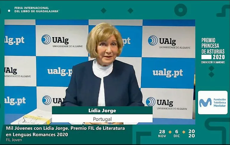 La escritora portuguesa, Lídia Jorge, obtuvo el Premio FIL de Literatura en Lenguas Romances en 2020, tal y como lo publicó este diario. FIL/ ESPECIAL
