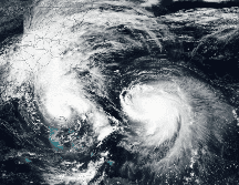 Por su parte, el huracán “Humberto”, que se desplazaba por delante de “Imelda”, se disipó el miércoles tras pasar al oeste de Bermudas el martes. AP / NASA