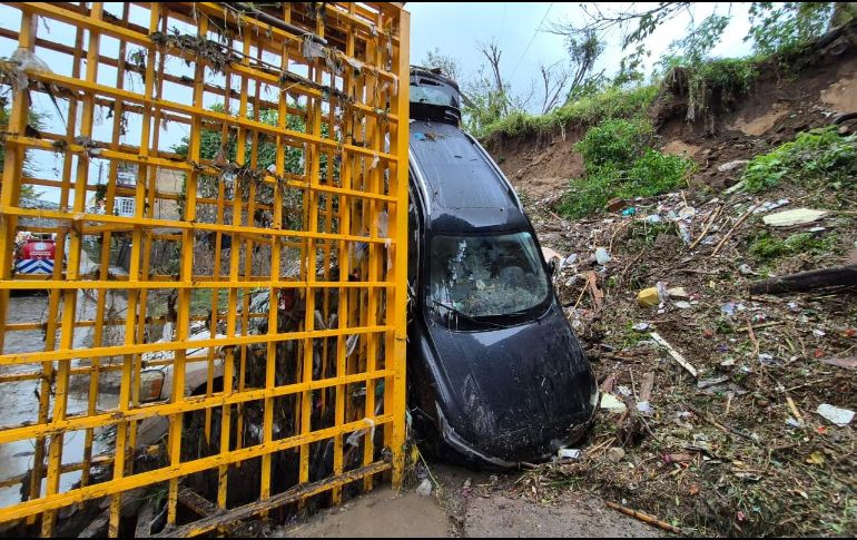 Afectaciones por la tormenta de la tarde del lunes 29 de septiembre en La Martinica. EL INFORMADOR/M. Hernández