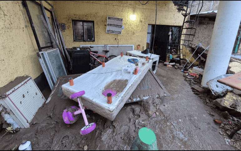 Afectaciones por la tormenta de la tarde del lunes 29 de septiembre en La Martinica. EL INFORMADOR/M. Hernández