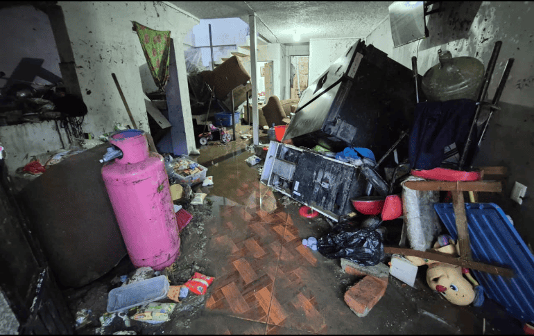 Afectaciones por la tormenta de la tarde del lunes 29 de septiembre en La Martinica. EL INFORMADOR/M. Hernández