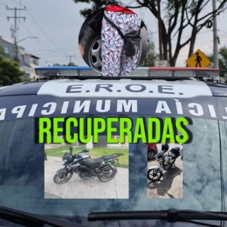 Detienen a dos sujetos y recuperan dos motocicletas robadas en Zapopan