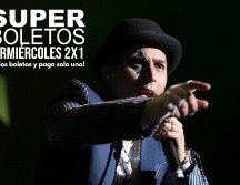 Estos 52 conciertos en Super Boletos se encuentran al 2x1 solo el día de hoy 1 de octubre. NTX / ARCHIVO