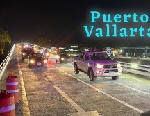 El día de ayer por la noche quedó abierto el Paso a Desnivel de Las Juntas en Puerto Vallarta. ESPECIAL / Gobierno de Puerto Vallarta