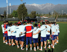 La Selección de España, antes del inicio del partido contra México del Mundial Sub-20 de Chile 2025. EFE / Real Federación Española de Futbol