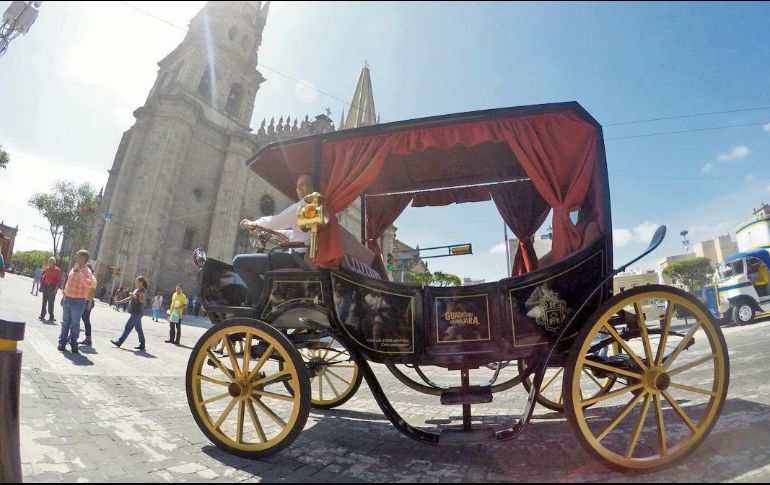 Los recorridos abarcan los puntos más representativos del primer cuadro de Guadalajara. EL INFORMADOR