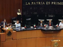 El debate en la Cámara de Senadores se extendió por más de cinco horas. SUN/C. Mejía