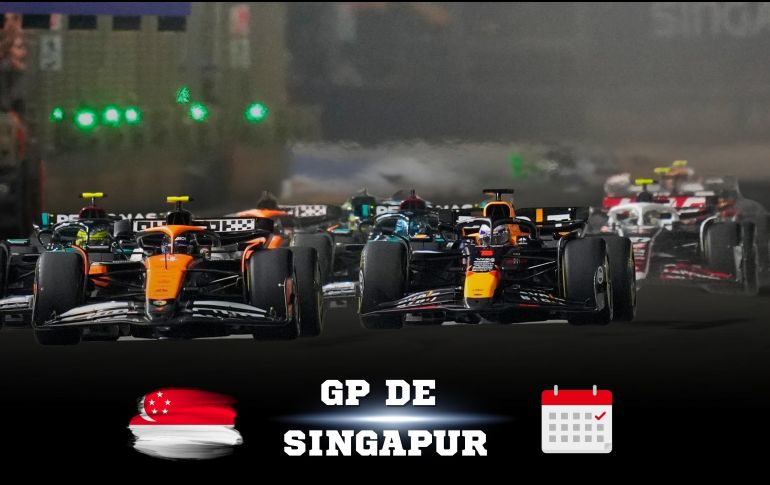 La F1 tendrá una competencia más este año, en esta ocasión, el Gran Premio de Singapur. AP / ARCHIVO
