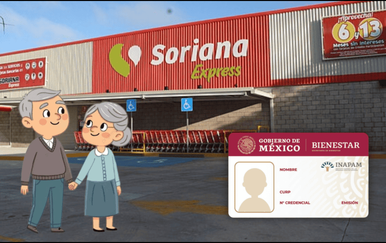 Soriana se une al Inapam para ofrecer descuentos exclusivos a las personas que presenten su tarjeta. ESPECIAL