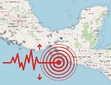 La madrugada del 3 de octubre se presentó actividad sísmica en Chiapas. ESPECIAL / Sistema Sismológico Nacional