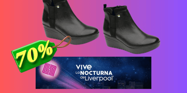 Venta Nocturna Liverpool: Estas botas están al 70% de descuento | El ...