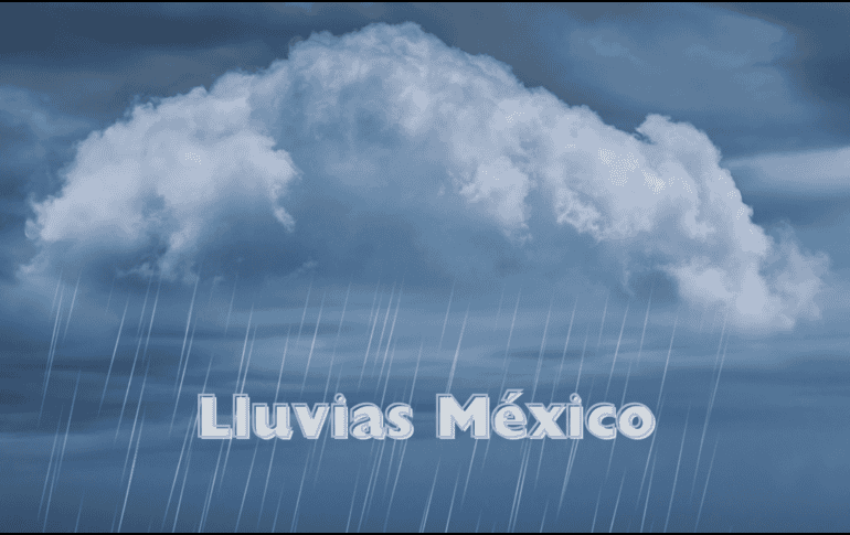Se esperan lluvias puntuales intensas en Michoacán y Guerrero, lluvias puntuales muy fuertes en Jalisco y Colima y puntuales fuertes en Nayarit. ESPECIAL / CANVA