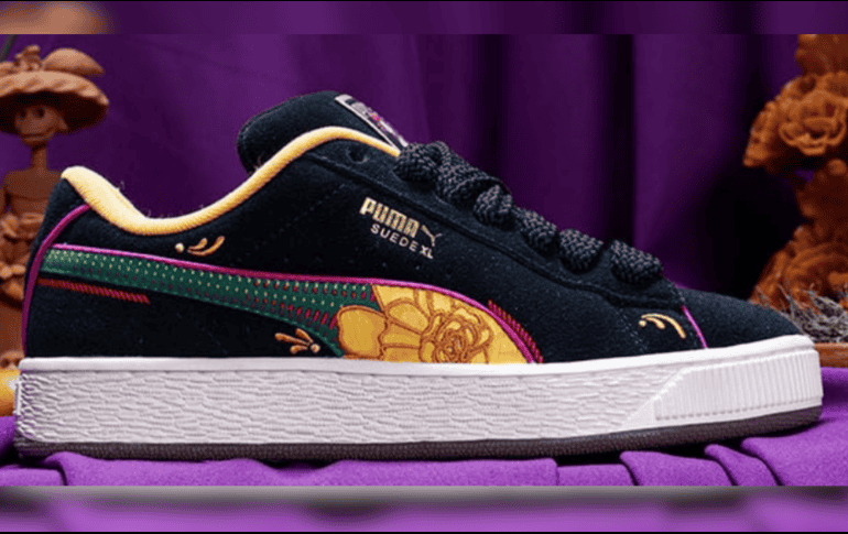 Esta línea rinde homenaje a una de las figuras más emblemáticas de la festividad: la Catrina. PUMA