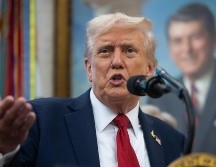 Trump afirmó que las delegaciones de Israel y Hamás, con la mediación de Egipto, Qatar y Estados Unidos, están “negociando ahora mismo”. EFE/F. CHUNG
