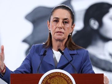 Sheinbaum insistió en que su Gobierno no tolerará la violencia en manifestaciones, aunque reiteró el respeto al derecho a la protesta. EFE/M. Guzmán