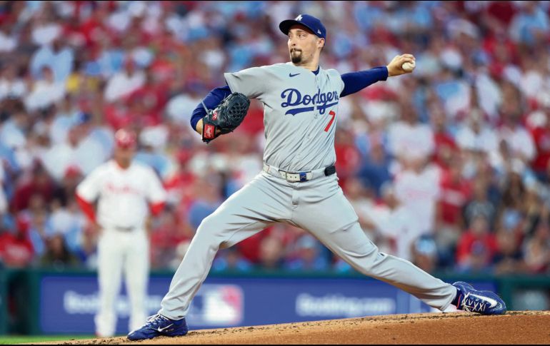 Blake Snell dominó en el montículo y brilló en la victoria de Dodgers. AFP/E. Chinn