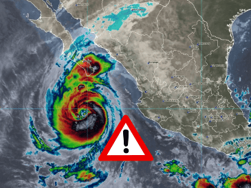 De acuerdo con el SMN, "Priscilla" mantiene una trayectoria hacia el noroeste, bordeando las costas del Pacífico mexicano. SMN / ESPECIAL