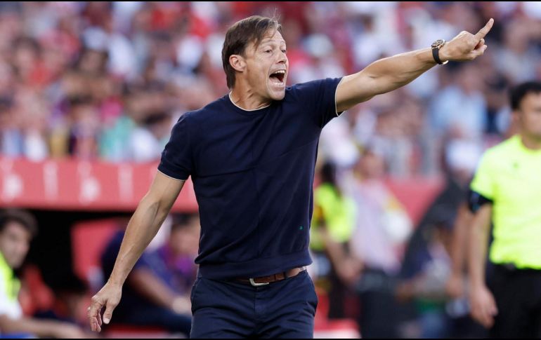 Sevilla publicó el discurso del medio tiempo de Matías Almeyda. EFE / ARCHIVO